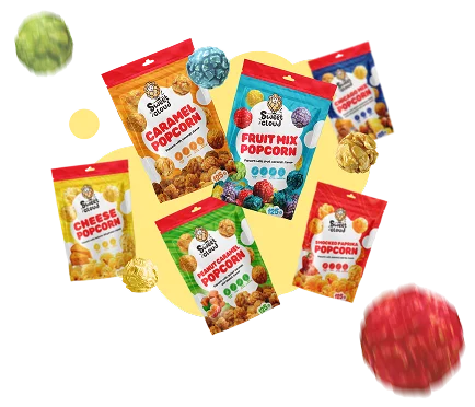 SweetCloud doypacks: caramel, fruit mix and new flavors
